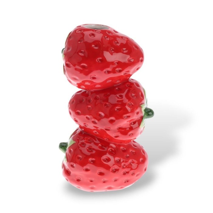 VASO 3FRAGOLE 20X11CM CERAMICA